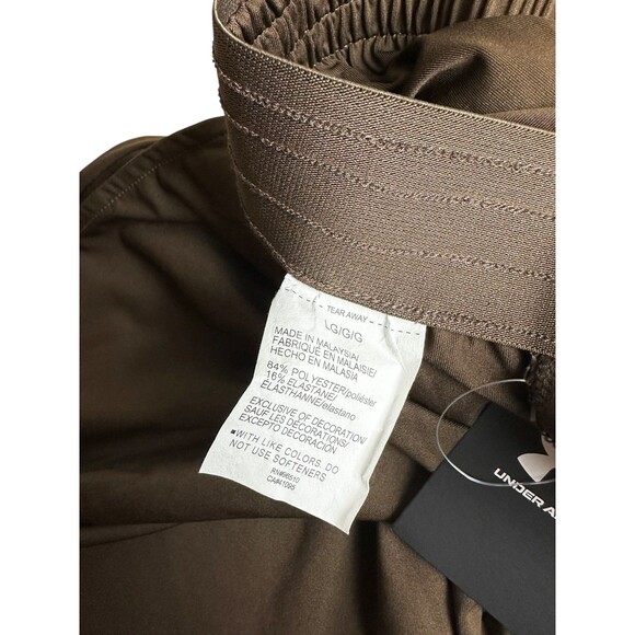 Under Armour Women's Knit Training Shorts Mid Length Size L Brown - Picture 7 of 10